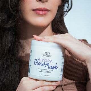 best hair mask for damaged hair hydra glow mask by agua de cielo