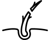 damaged hair icon