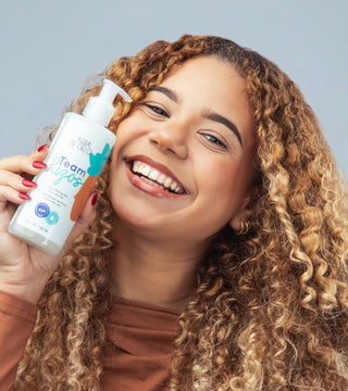 gel de rizos para cabello rizado agua de cielo