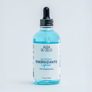Hair Follicle Stimulator of Agua de Cielo Energizing Drops on a light gray background
