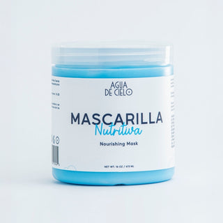 Nourishing mask for growth by Agua de Cielo on a white background