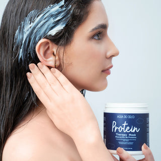 protein hair mask for hair repair by agua de cielo