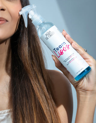 team lizos straightening spray for hair by agua de cielo