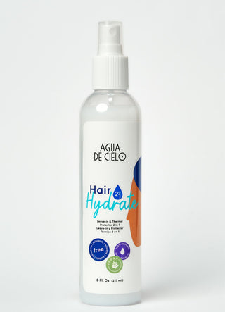 agua de cielo hair hydrate leave in y protector térmico
