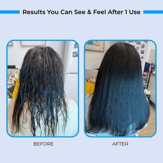 ampollas para el cabello antes y despues 