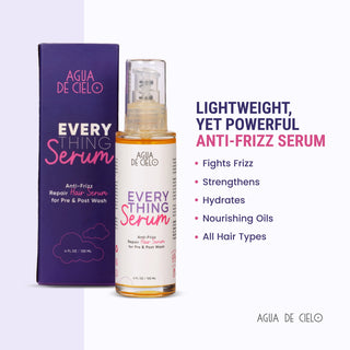 anti frizz hair serum by agua de cielo