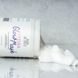 hydra glow best hair mask for damaged hair and color treated hair by agua de cielo