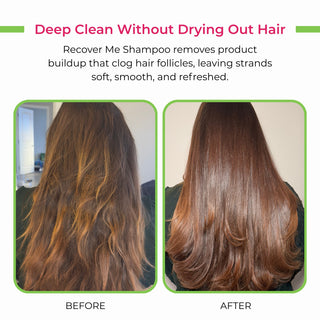 best sulfate free shampoo before after agua de cielo