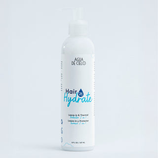 hair hydrate leave in conditioner with heat protectant by agua de cielo