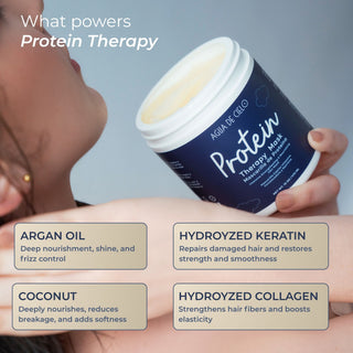 hair therapy mascarilla pelo proteina agua de cielo