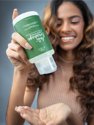 mascarilla para cabello quebradizo