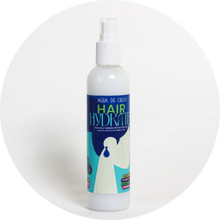 agua de cielo organic heat protectant for hair
