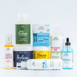 signature routine for hair by agua de cielo